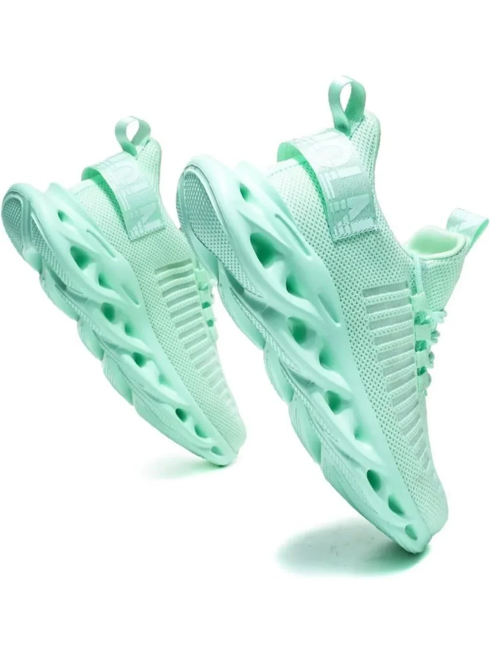 🆕Men's Mint Green Slip on Breathable Walking Shoes Ultra Lightweight Casual
